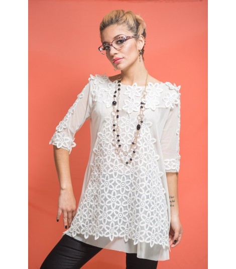 Blusa Blanca Primavera